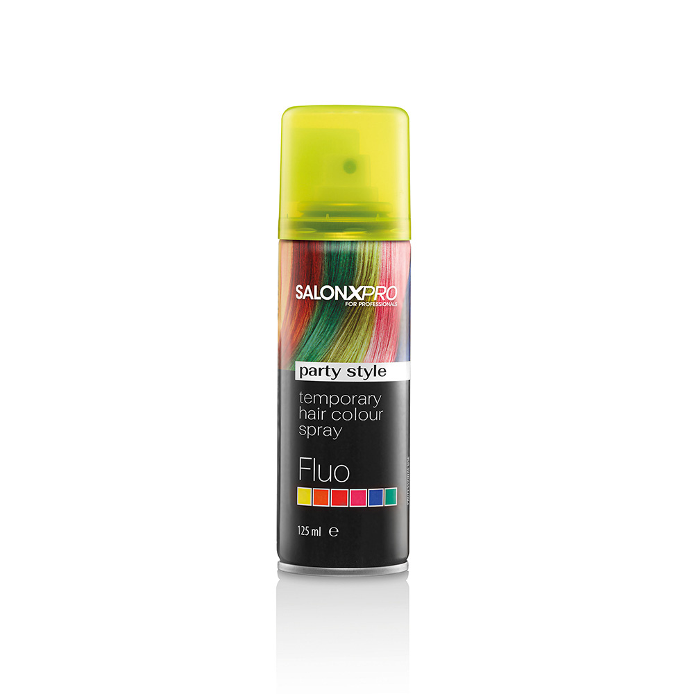 Hair Color Spray Fluo Yellow coloured hair spray