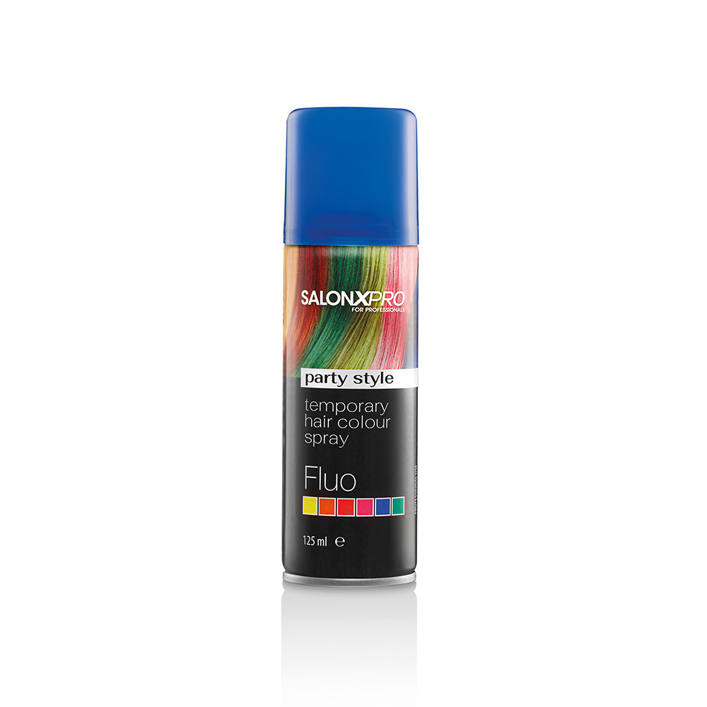 Hair Color Spray Fluo Blue coloured hair spray