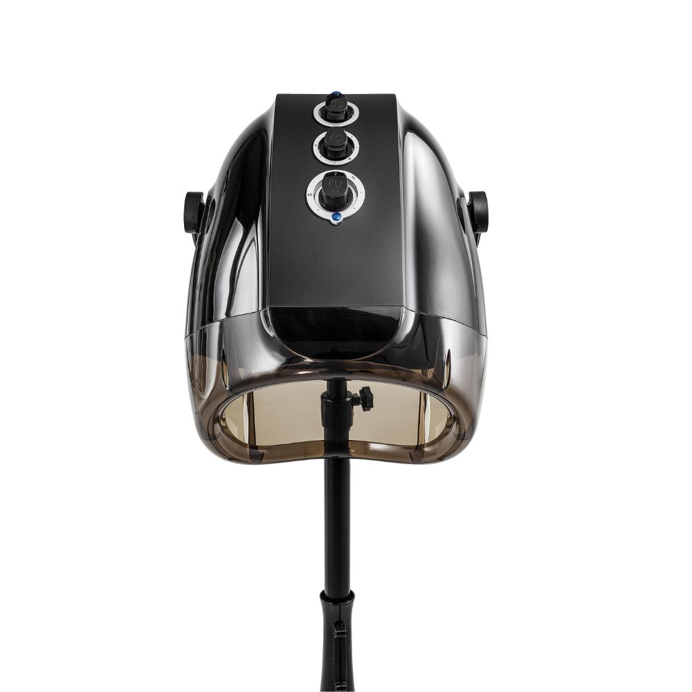 "Eolo ionic & antistatic 1600 professional hood hair dryer - black"