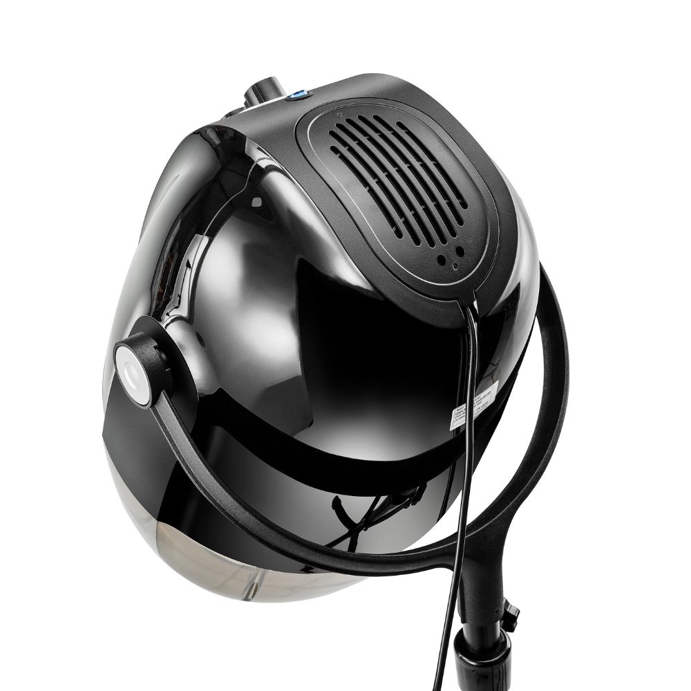 "Eolo ionic & antistatic 1600 professional hood hair dryer - black"