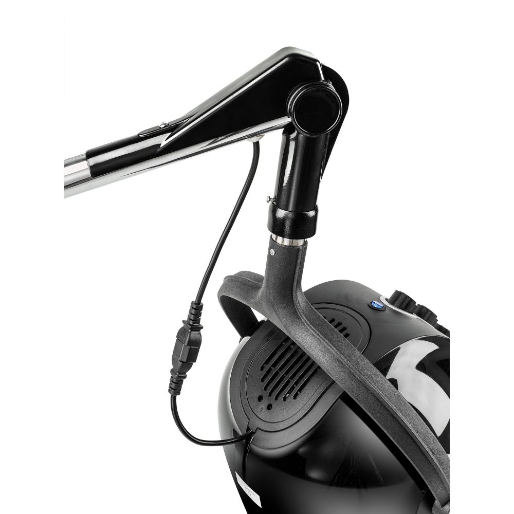 "Eolo ionic & antistatic 1600 professional hood hair dryer - hung up, black"
