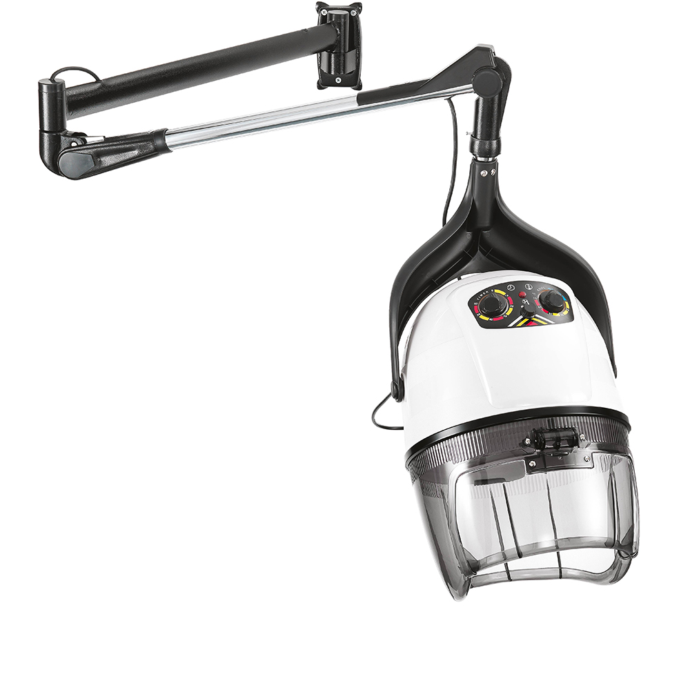 Record 1200 professional hood hair dryer - hung up black