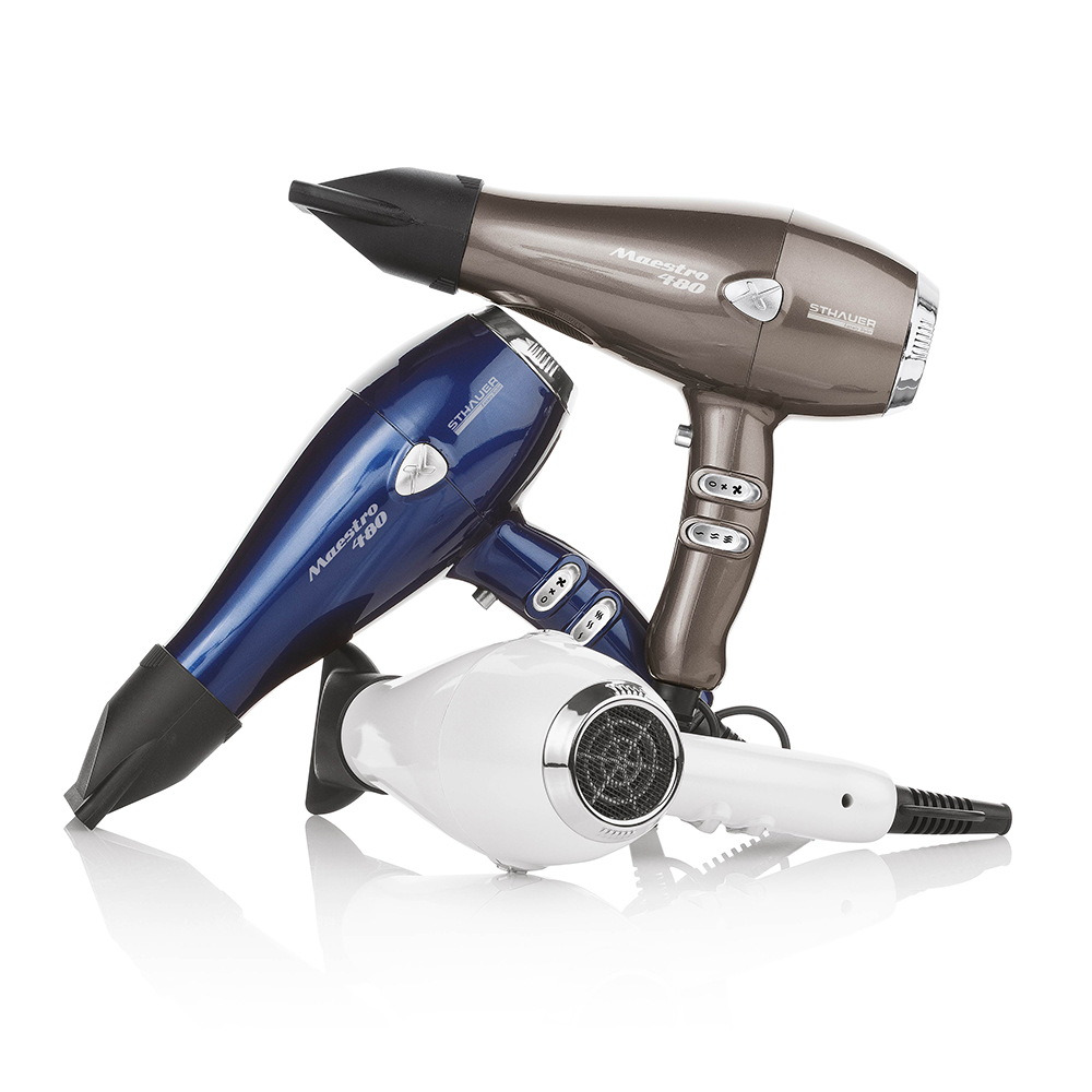 Sthauer Maestro 480 Luxury Blue Platinum Professional hair dryer