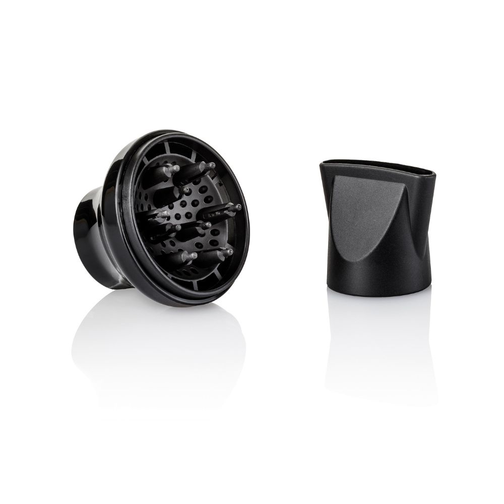 Mini Salone foldaway travel hair dryer Black