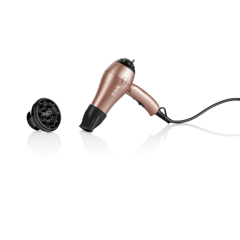 Mini Salone foldaway travel hair dryer Gold