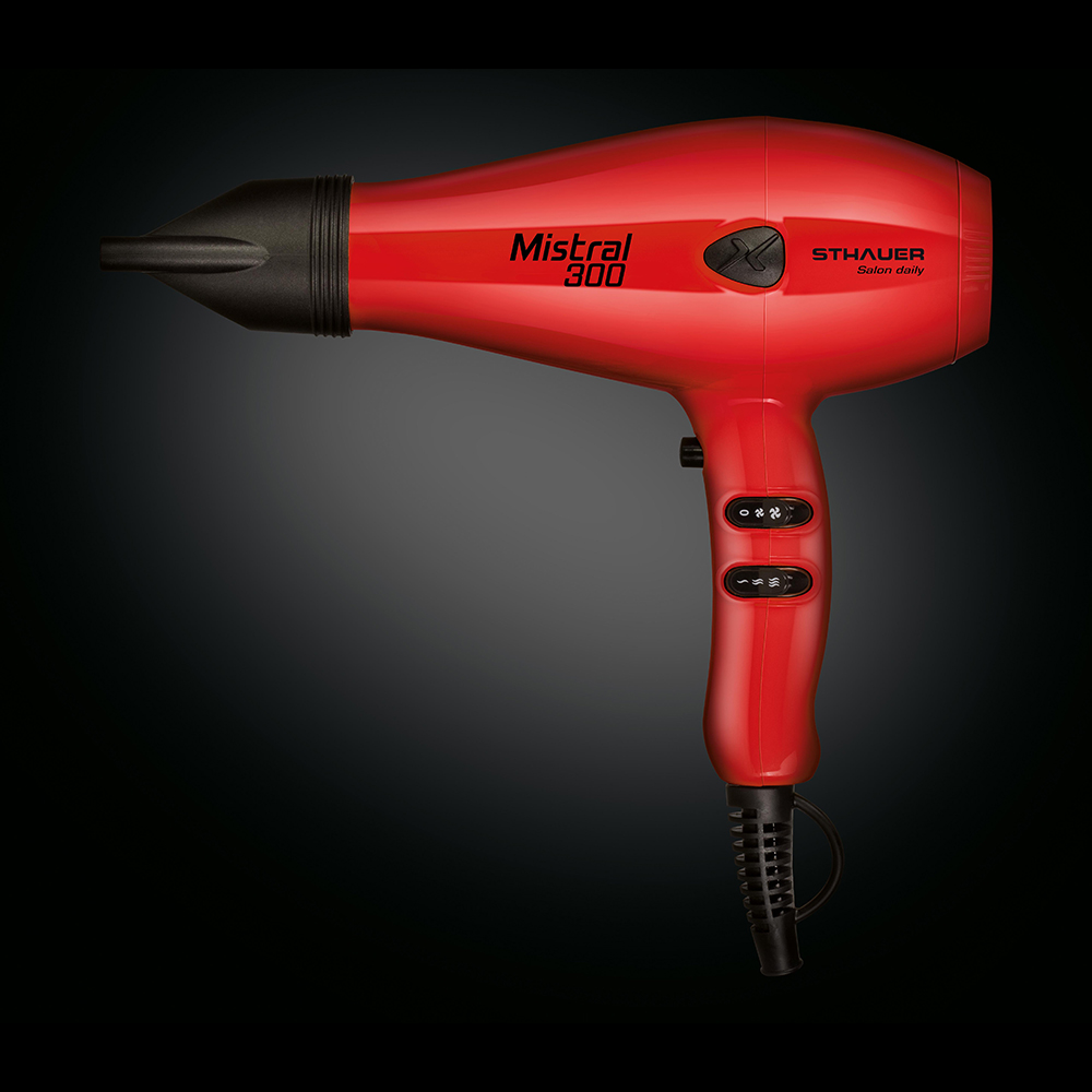 Mistral 300 Professional Hair Dryer Red