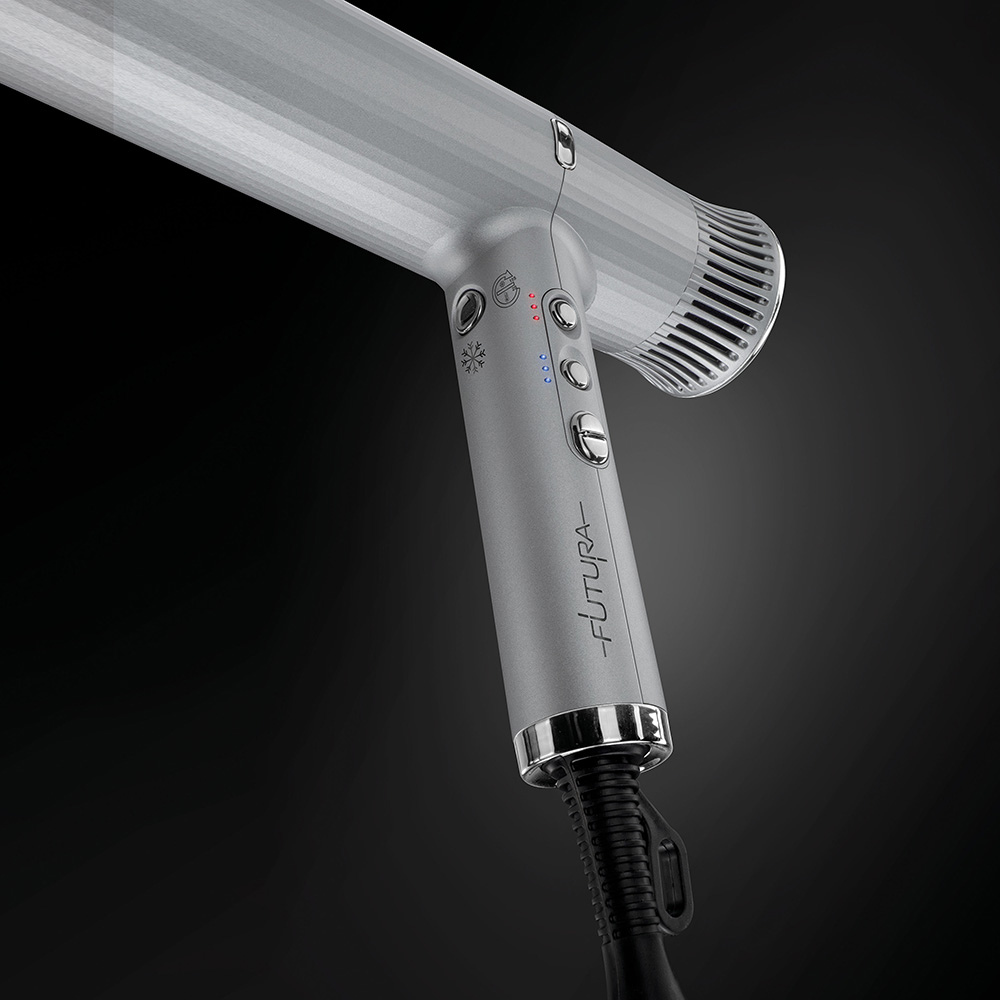 Sthauer Futura professional hair dryer silver