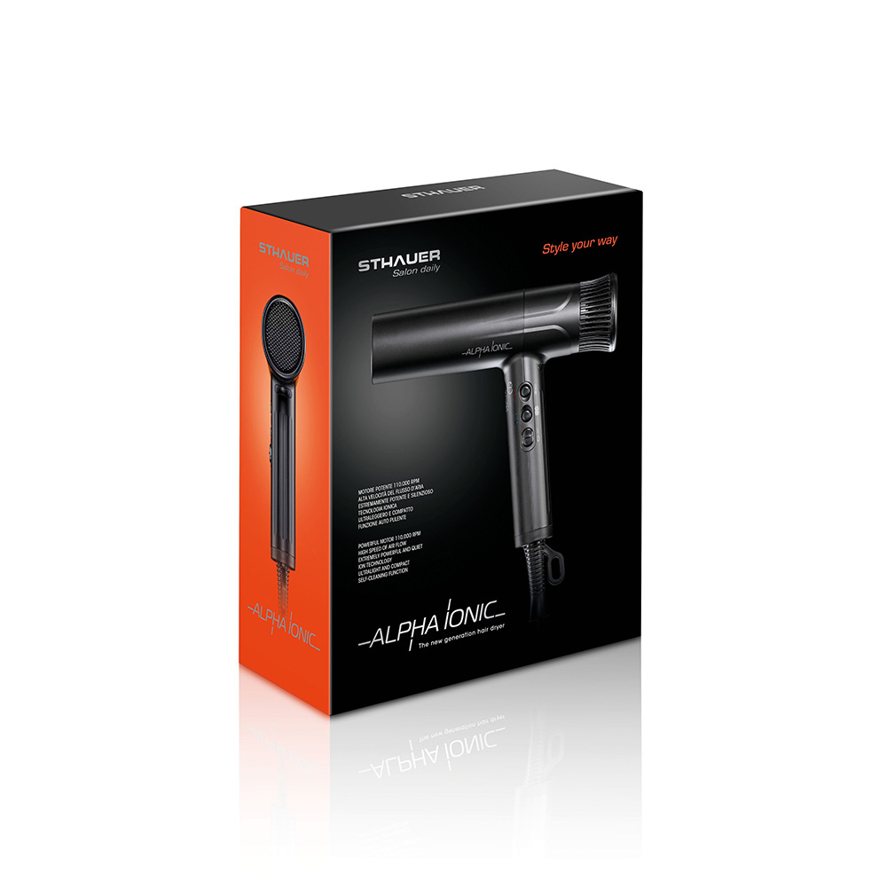 Sthauer Alpha Ionic Black Professional Hair Dryer