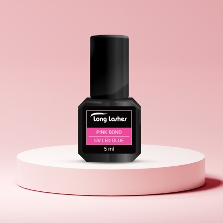 Long Lashes PINK BOND UV LED glue 5ml