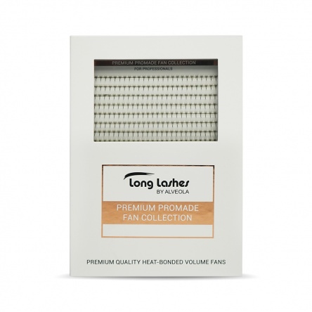 Long Lashes 4D Premium Promade Volume Fans CC/0,05 8-13mm