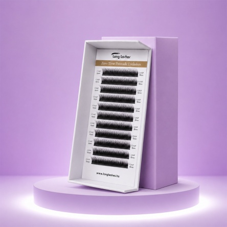 Long Lashes ZERO TIME PROMADE lashes 4D B-0.07 6-9mm