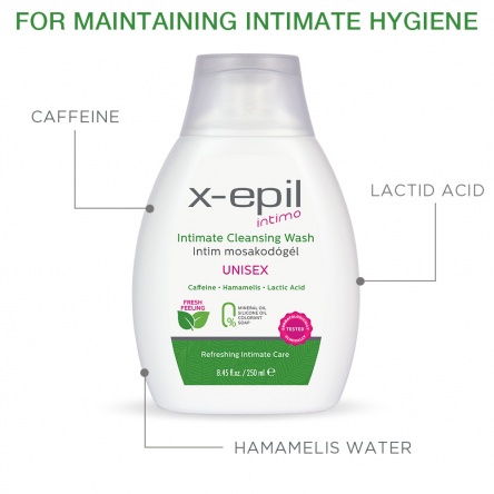 X-Epil Intimo Intimate cleansing wash UNISEX 250ml