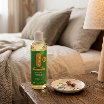 X-Epil sensual massage oil lemongrass 250ml