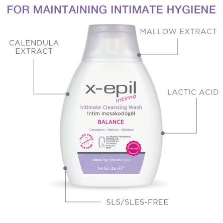 X-Epil Intimo Intimate cleansing wash BALANCE 250ml