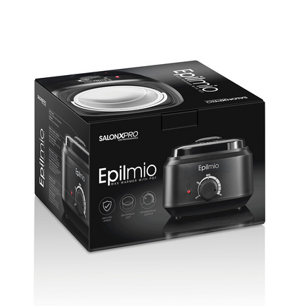Epilmio Black Wax Warmer With Pot 400/500ml