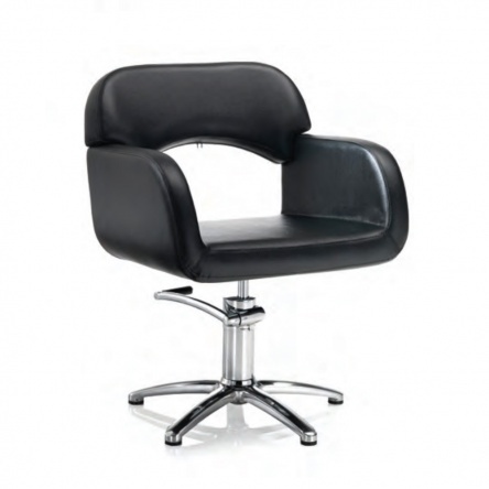 Hair Sage black cutting chair with star base