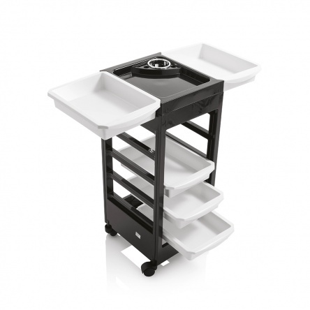 Milano White equipment trolley
