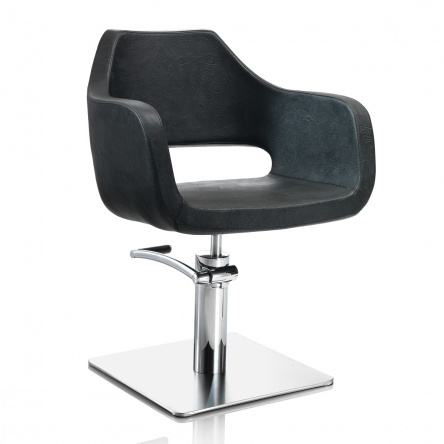 Hair Regency black cutting chair with square base