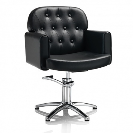 Hair Liberty black cutting chair with star base
