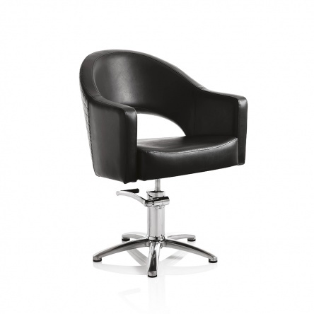 Hair Paris black cutting chair with star base