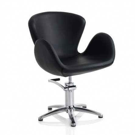 Hair Charlotte black cutting chair with star base