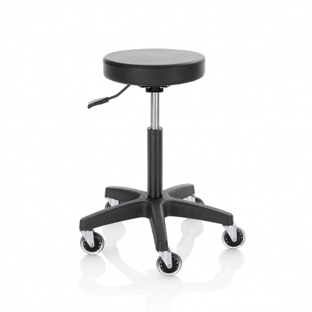 Roller Pro Ideal Round M stool with black base