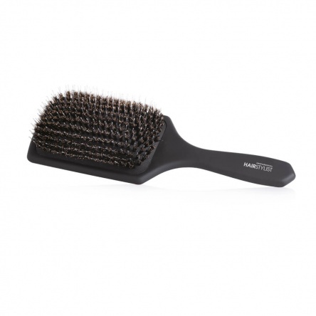 Brush with nylon and pure boar bristles