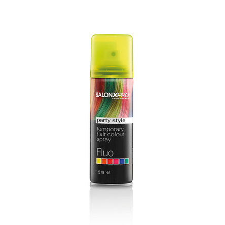 Hair Color Spray Fluo Yellow coloured hair spray