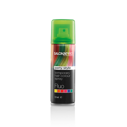 Hair Color Spray Fluo Green coloured hair spray
