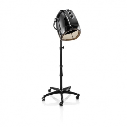 "Eolo ionic & antistatic 1600 professional hood hair dryer - black"