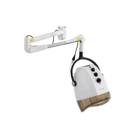 "Eolo ionic & antistatic 1600 professional hood hair dryer - hung up, white"