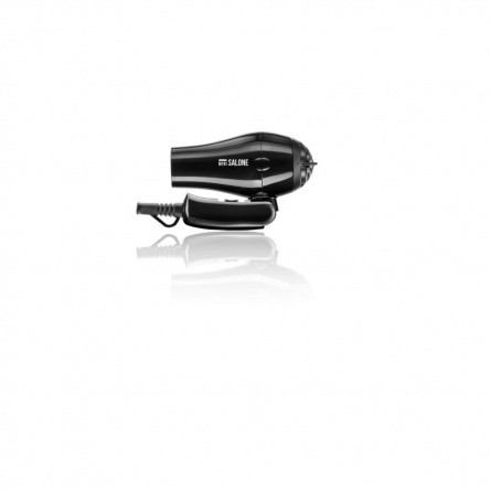 Mini Salone foldaway travel hair dryer Black