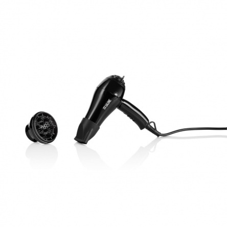 Mini Salone foldaway travel hair dryer Black
