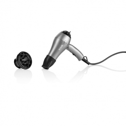 Mini Salone foldaway travel hair dryer Silver