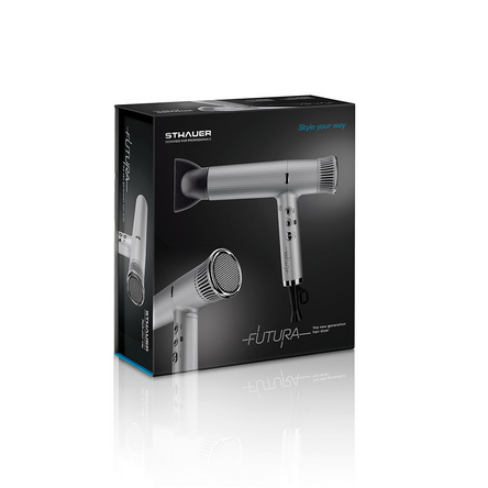 Sthauer Futura professional hair dryer silver