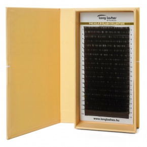 Long Lashes  Pro Silk Eyelash Collection Caramel Brown -D- 0,07 7-13mm