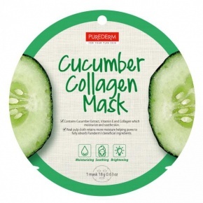 PureDerm Cucumber Collagen Mask
