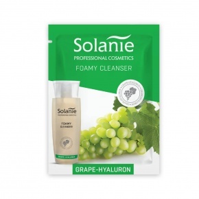 Solanie Sample Grape-hyaluron foamy cleanser 3 ml