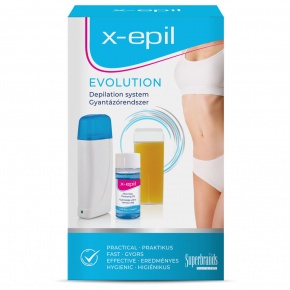 X-Epil Evolution Wax System in carton box