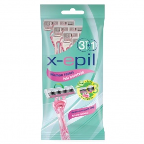 X-Epil Disposable woman razors triple blade 3+1/pack