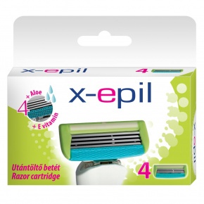 X-Epil Woman razor cartridge with 4 blades/4pcs