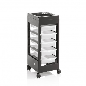 Milano White equipment trolley
