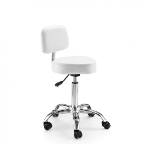 Shaped white stool