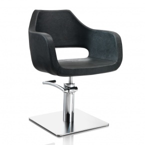 Hair Regency black cutting chair with square base