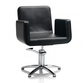 Hair Capital black cutting chair with star base