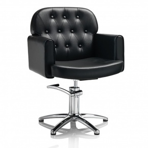 Hair Liberty black cutting chair with star base