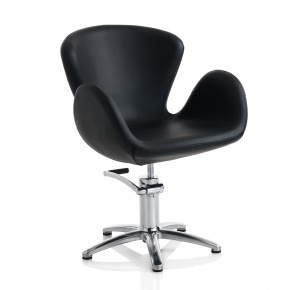 Hair Charlotte black cutting chair with star base