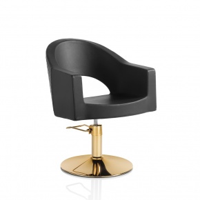 Gold Hair Paris Noveau hairdressing chair - round base