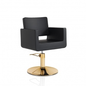 Gold Hair King hairdressing chair - round base
