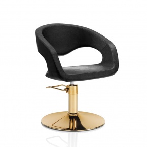 Gold Hair Wave hairdressing chair - round base
